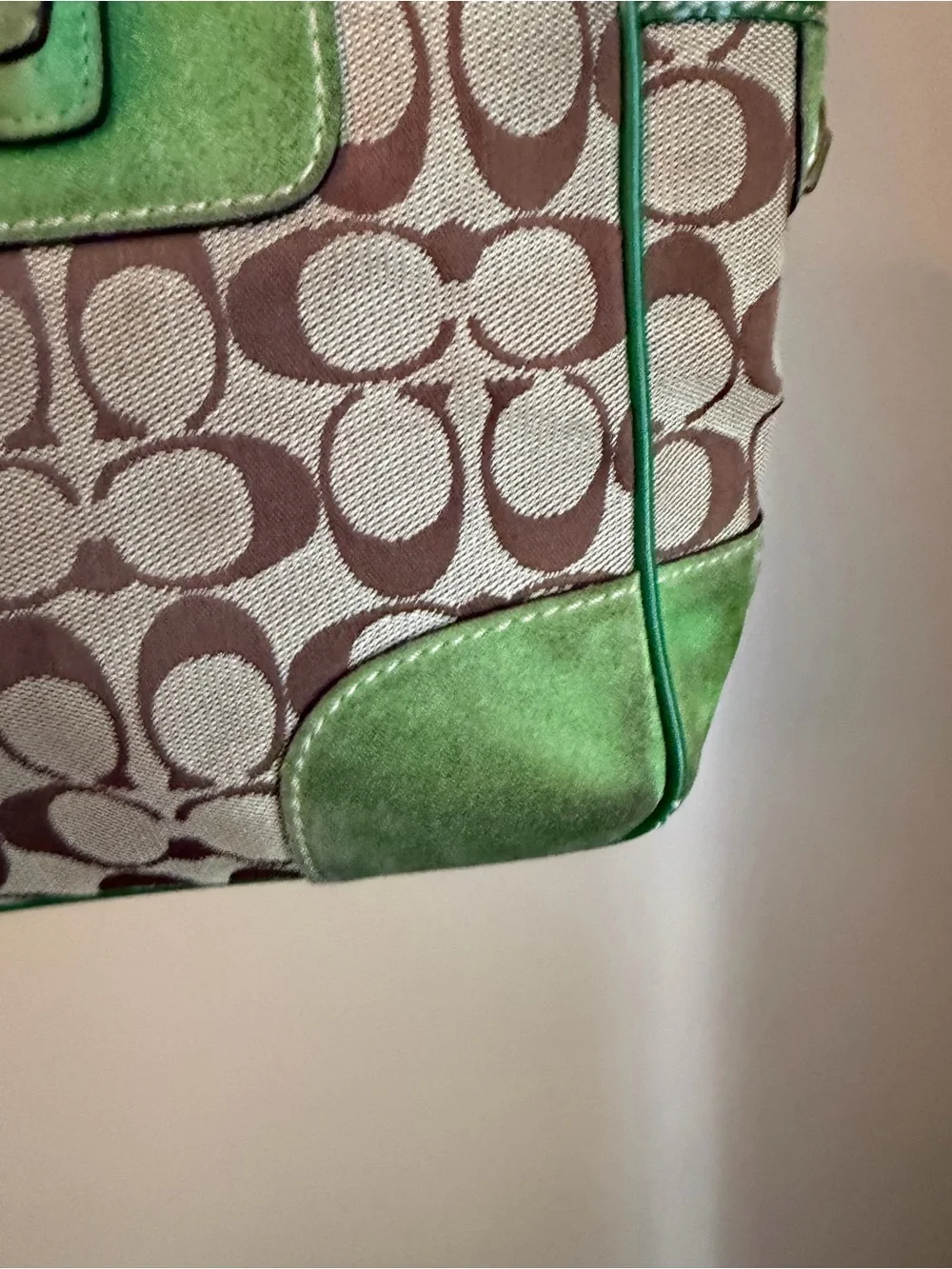 Coach signature jacquard